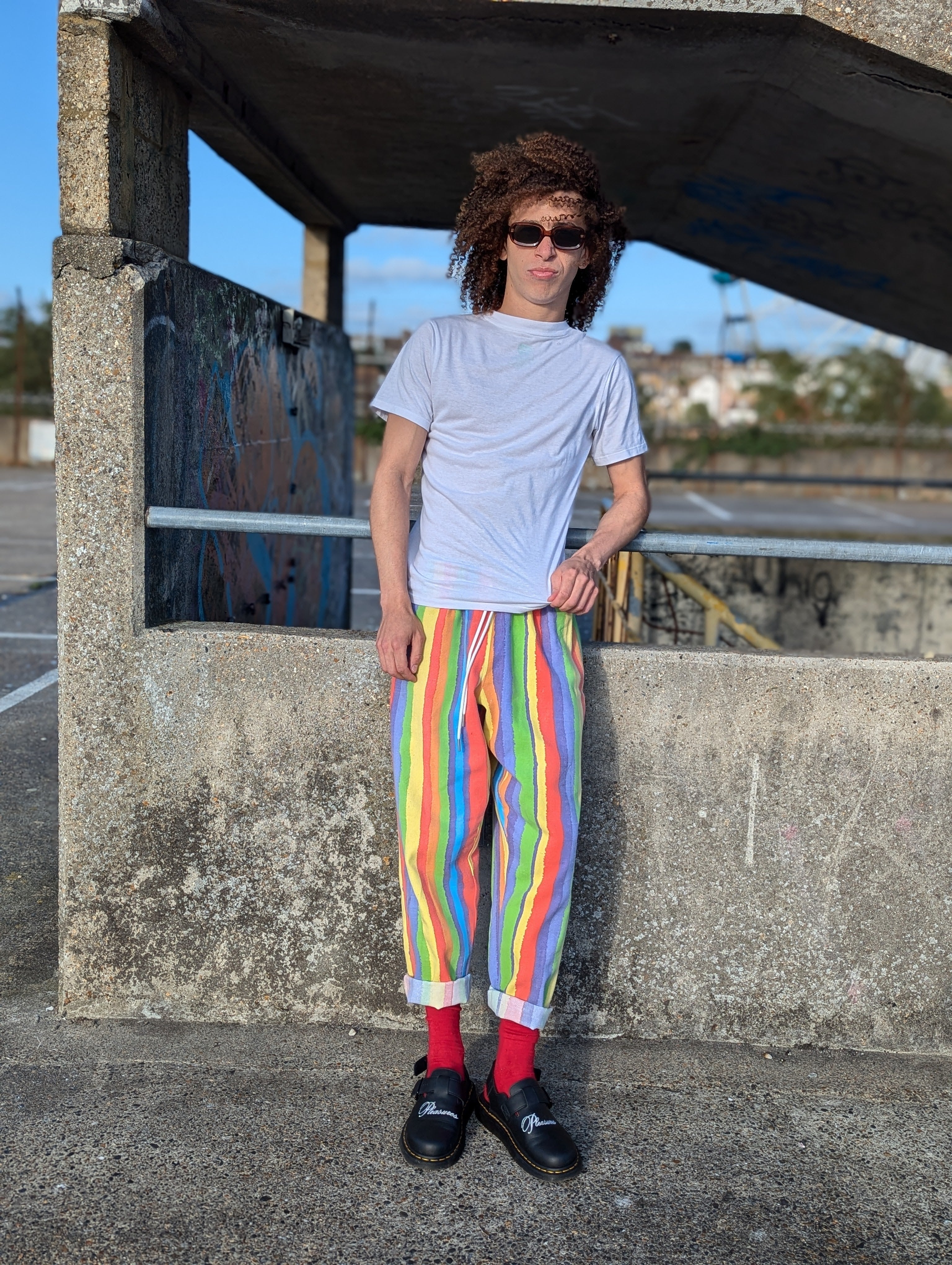 Citrus Stripe Trousers