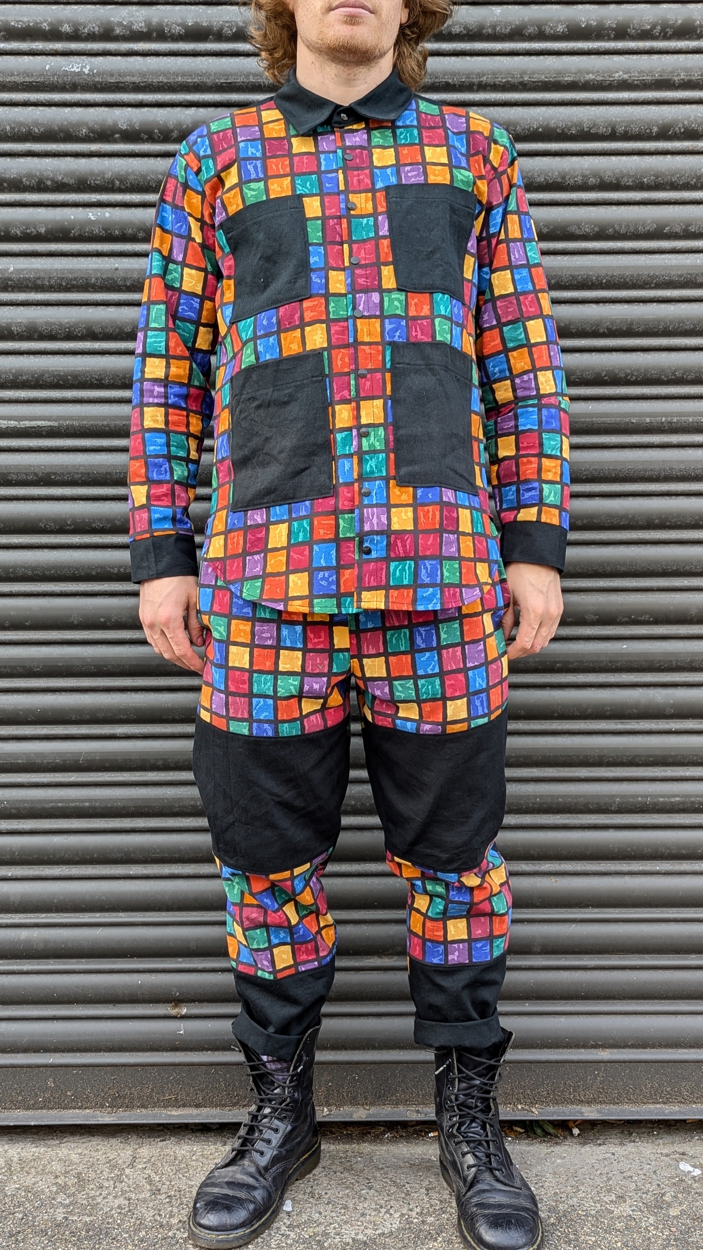 Stained Glass Block Trousers