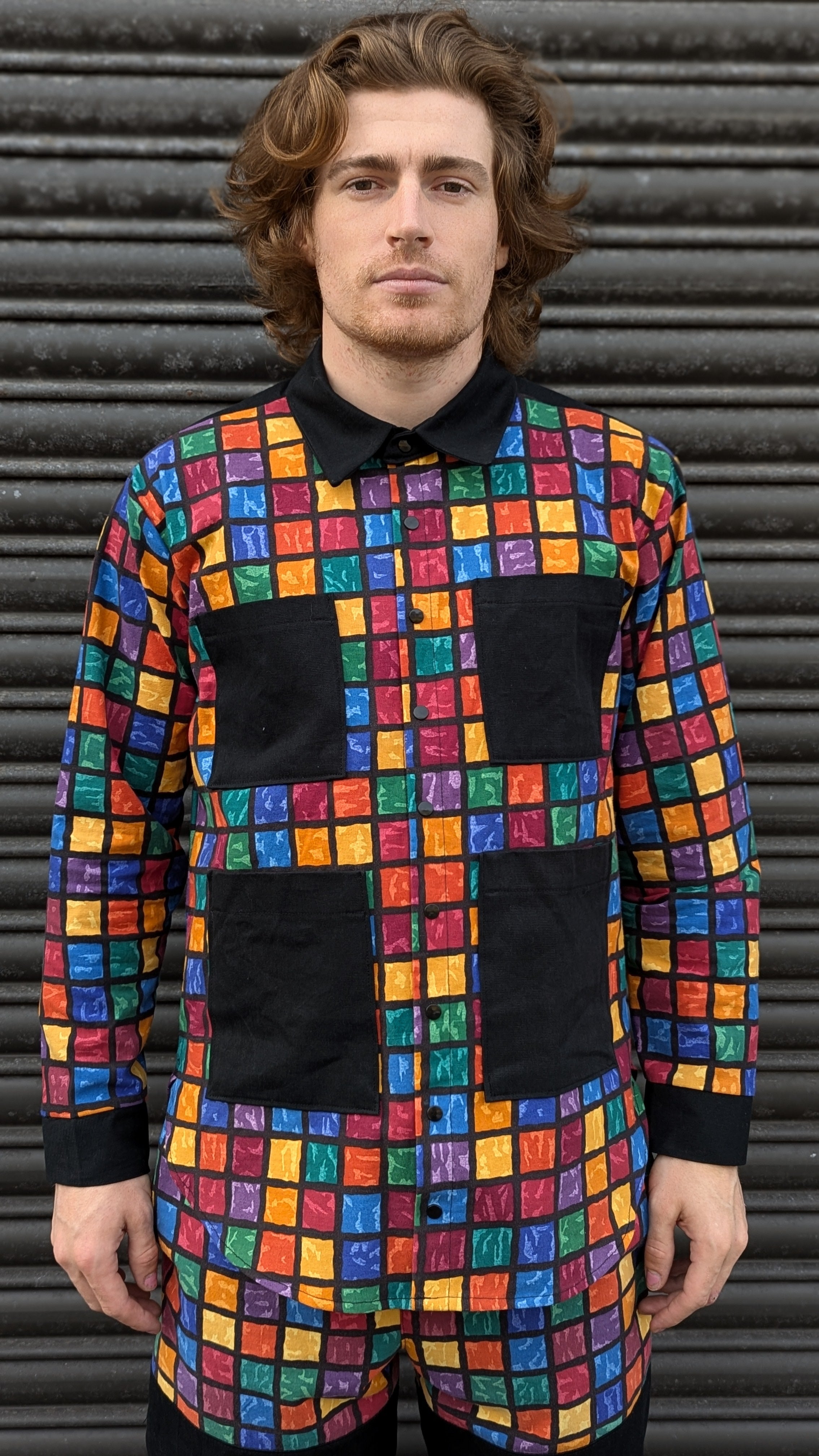 Stained Glass Block Shirt