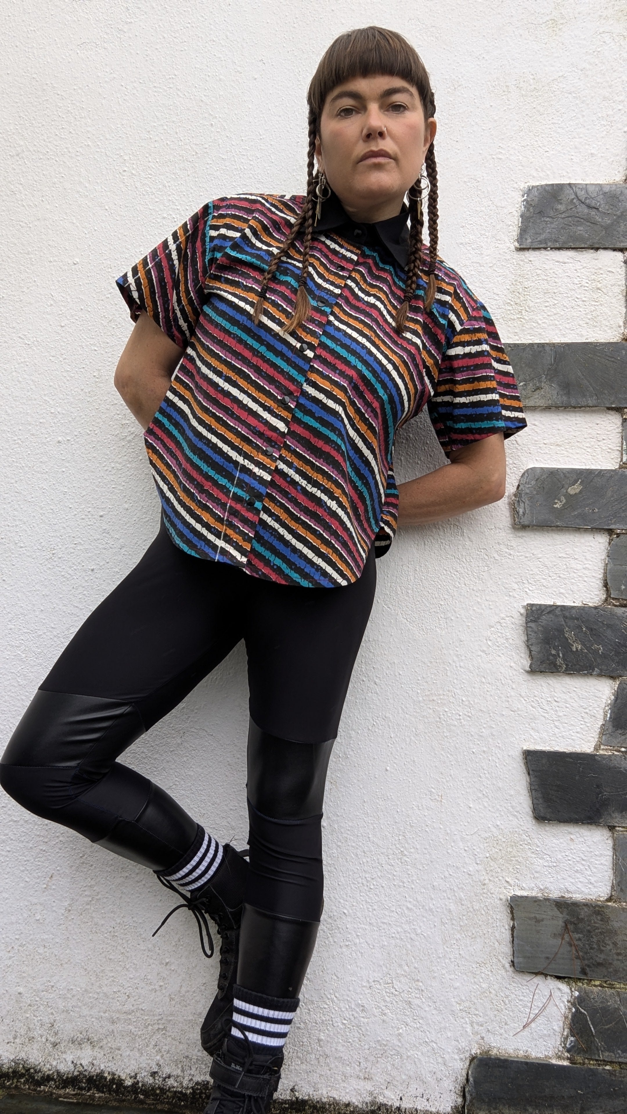 Diagonal Stripes Shirt