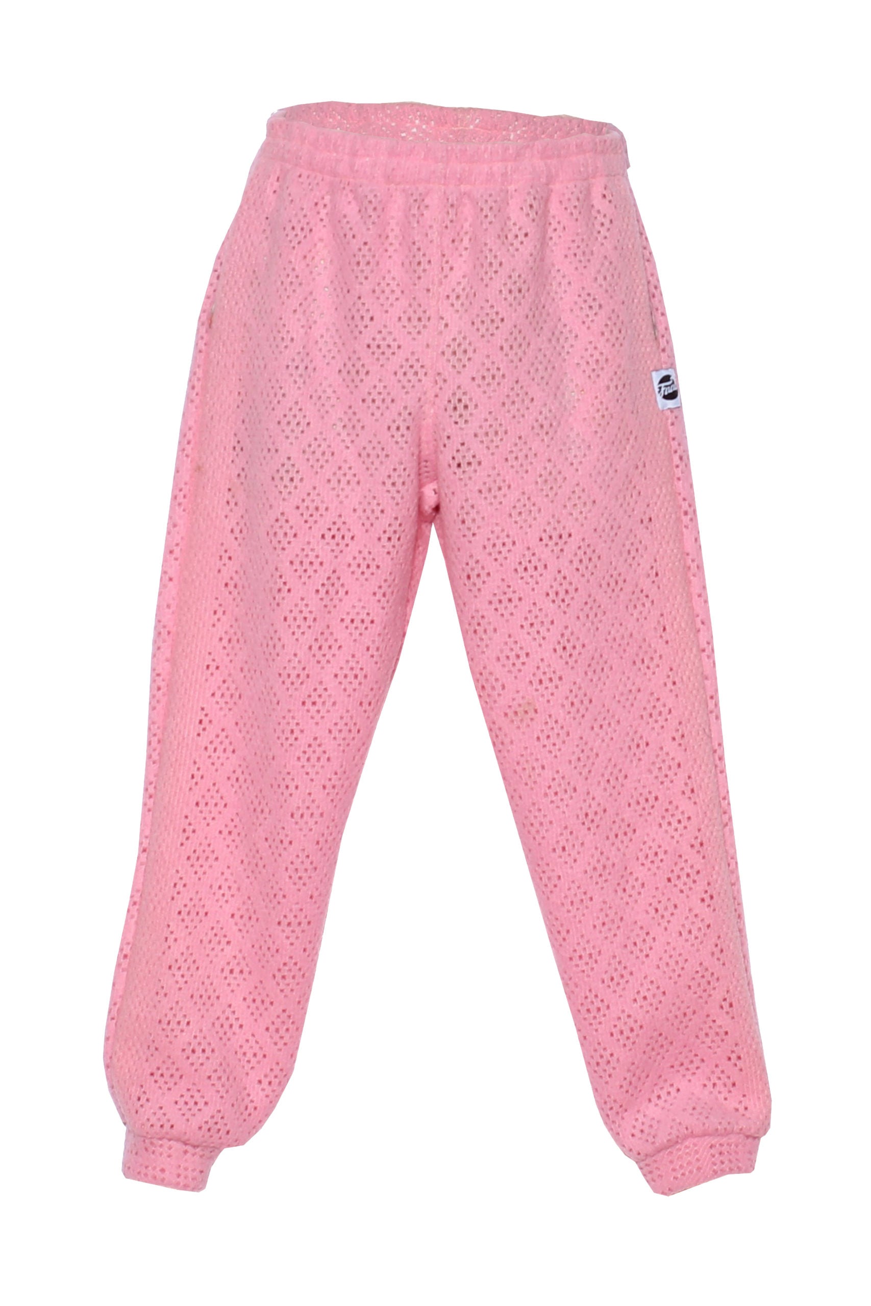 Pink Honeycomb Joggers