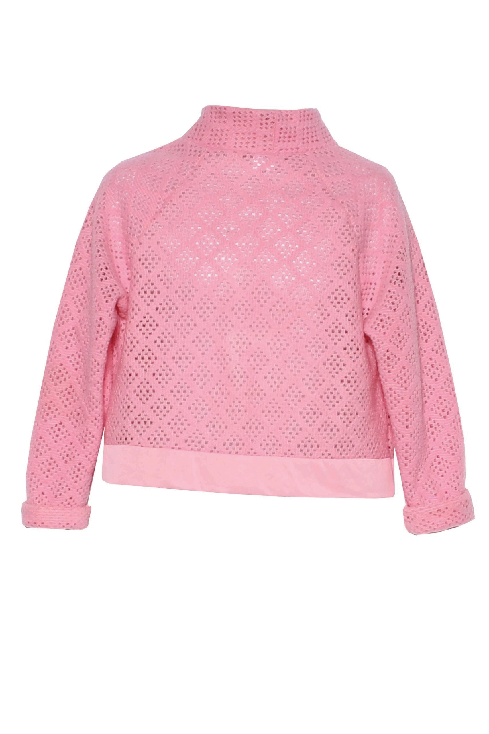 Pink Honeycomb Jumper